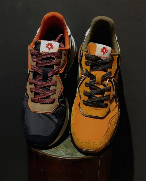 Scarpe W6YZ(Zucca-Militare e Blu)