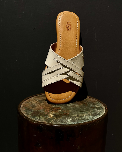 UGG Ciabatte Kenleigh Slide (Bianco)