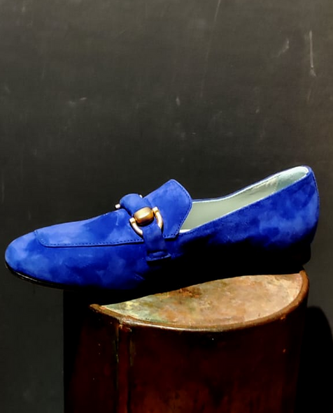 Mocassino Poesie Veneziane (Blu) 