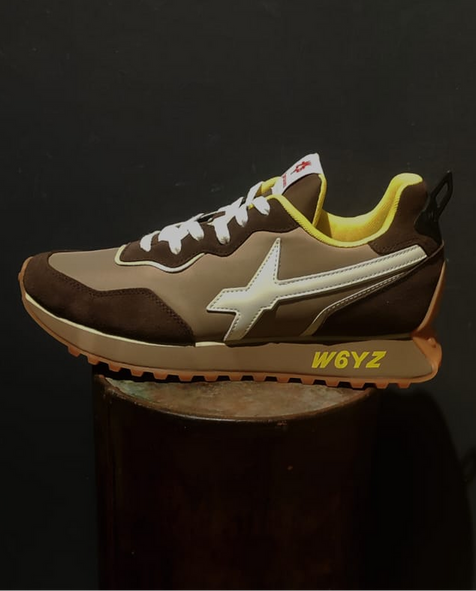 Scarpe W6YZ(Marrone e Giallo)