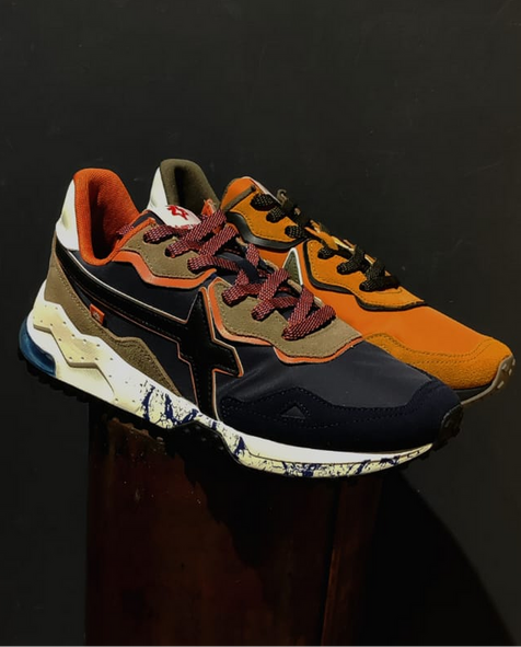 Scarpe W6YZ(Zucca-Militare e Blu)